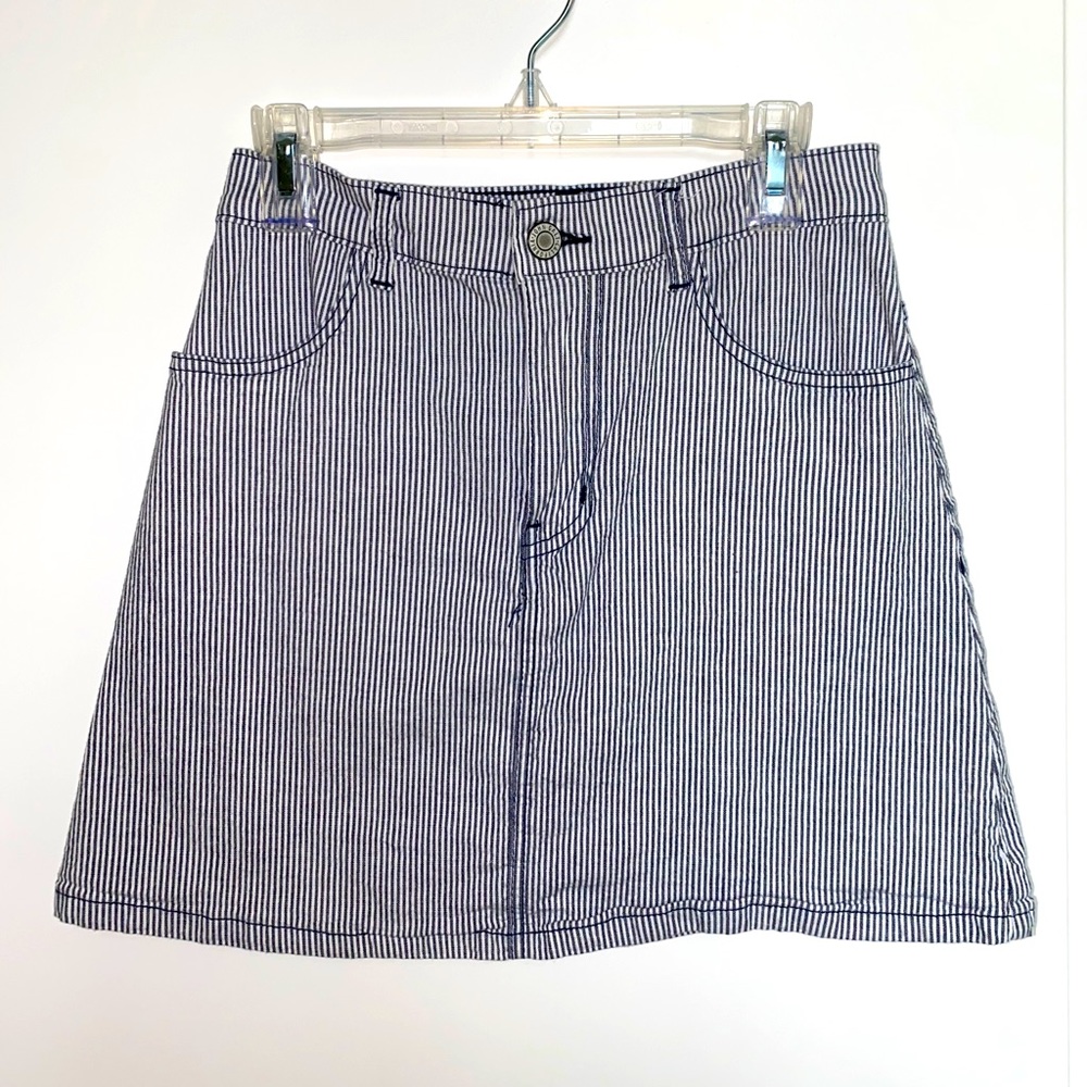 John Galt Seersucker Skirt